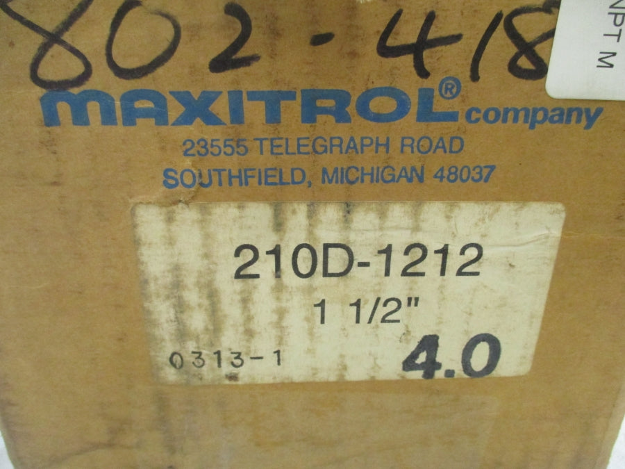 MAXITROL 210D-1212 10PSI 1-1/2" NSMP