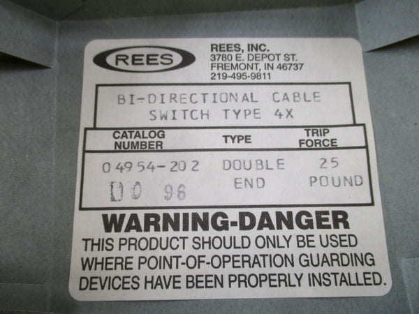 REES 04954-202 (AS PICTURED) UNMP