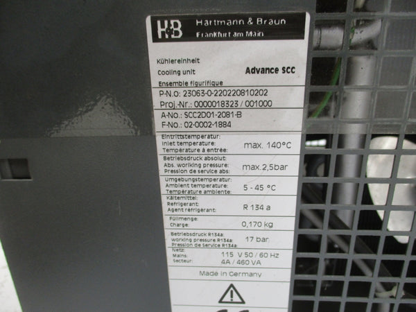 HARTMANN BRAUN 23063-0-220220810202 115V 4A (AS PICTURED) NSNP