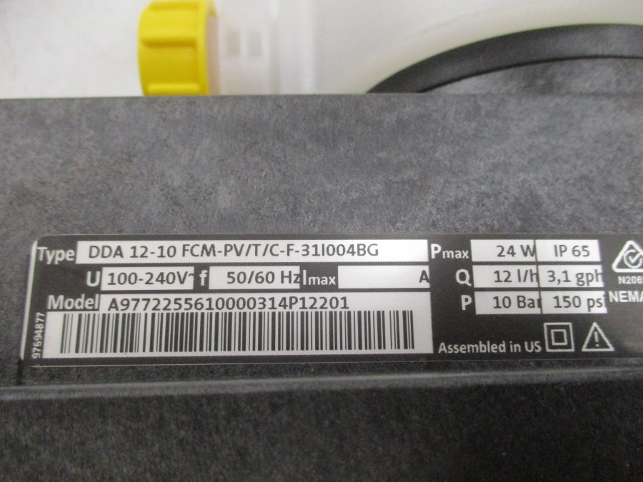GRUNDFOS DDA 12-10 FCM-PV/T/C-F-31I004BG 97722556 100-240V 150PSI NSMP
