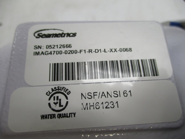 SEAMETRICS IMAG4700-0200-F1-R-D1-L-XX-0068 2" NSMP