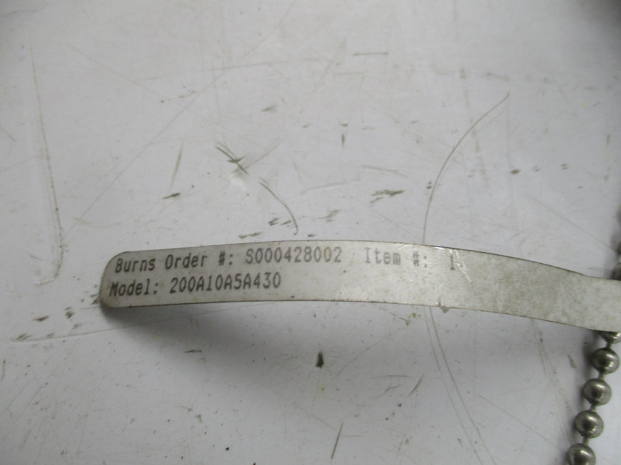 BURNS 200A10A5A430 (AS PICTURED) NSNP