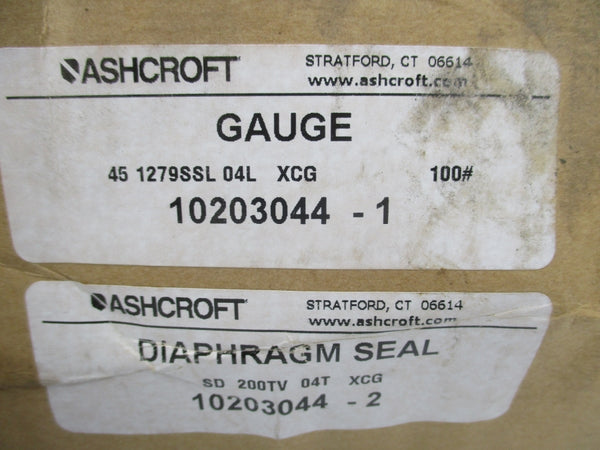 ASHCROFT 10203044-1 0-100PSI NSMP