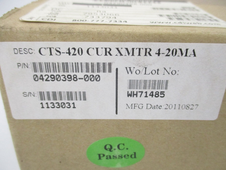 SCHAEVITZ SENSORS 04290398-000 REV. F NSMP