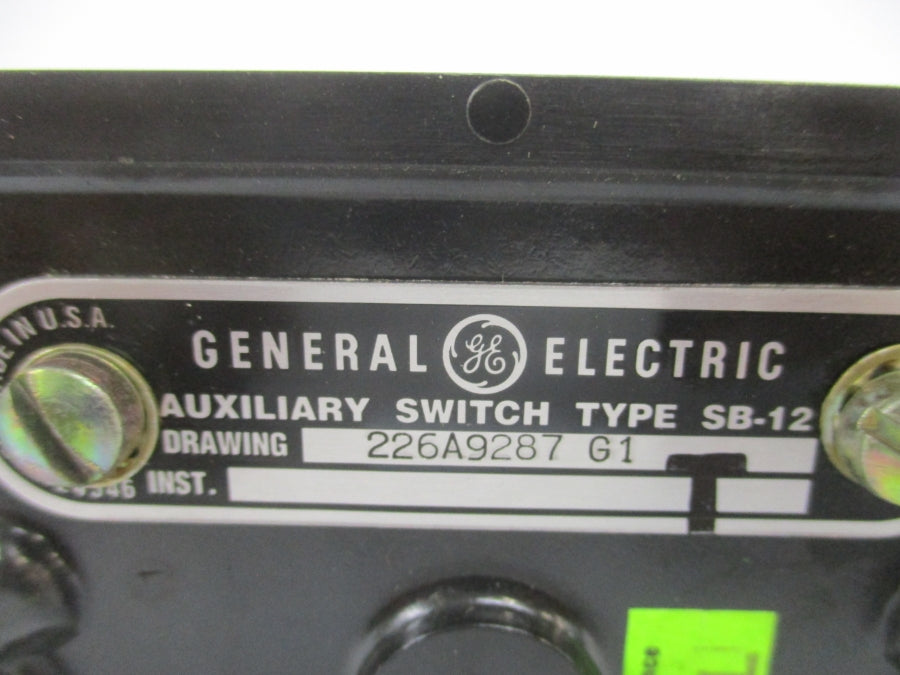 GENERAL ELECTRIC 226A9287G1 NSMP