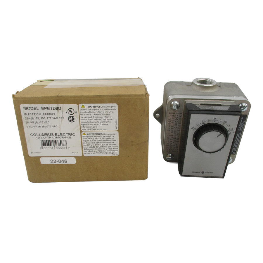 COLUMBUS ELECTRIC EPETD-8D 277VAC 22A NSMP