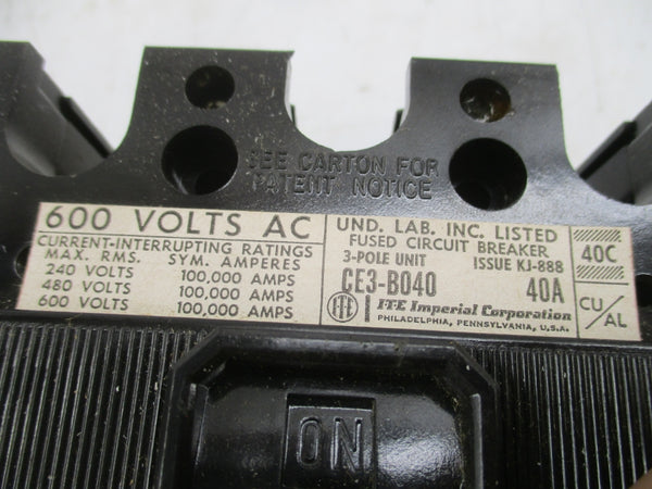 ITE IMPERIAL CE3-B040 600V 40A NSMP