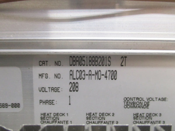QMARK DBA05188B201S2T ALC03-A-MO-4700 208V 4.6A NSNP