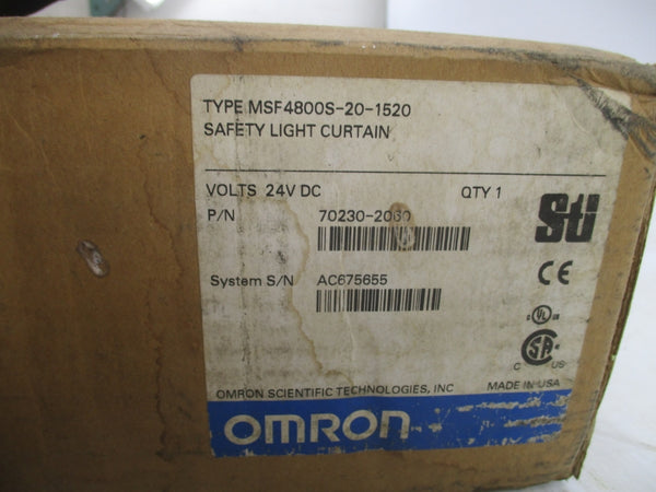 OMRON 70230-2030 MSF4800S-20-1520 24VDC NSFS