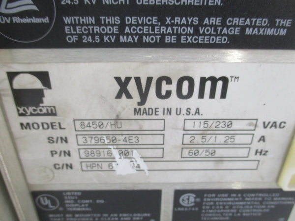 XYCOM 8450/HU 98916-001 115/230VAC 2.5/1.25A UNMP