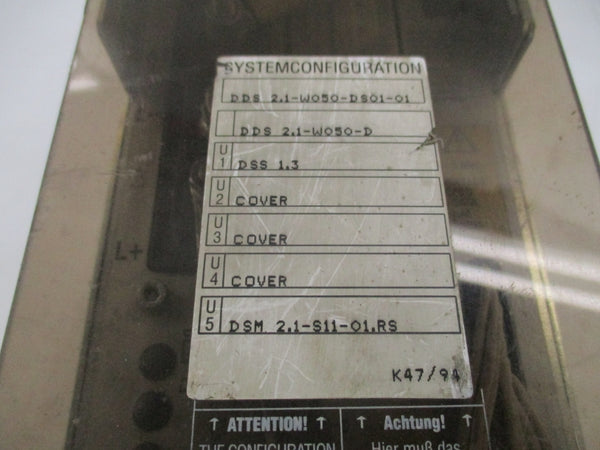 INDRAMAT DDS2.1-W050-DS01-01 UNMP