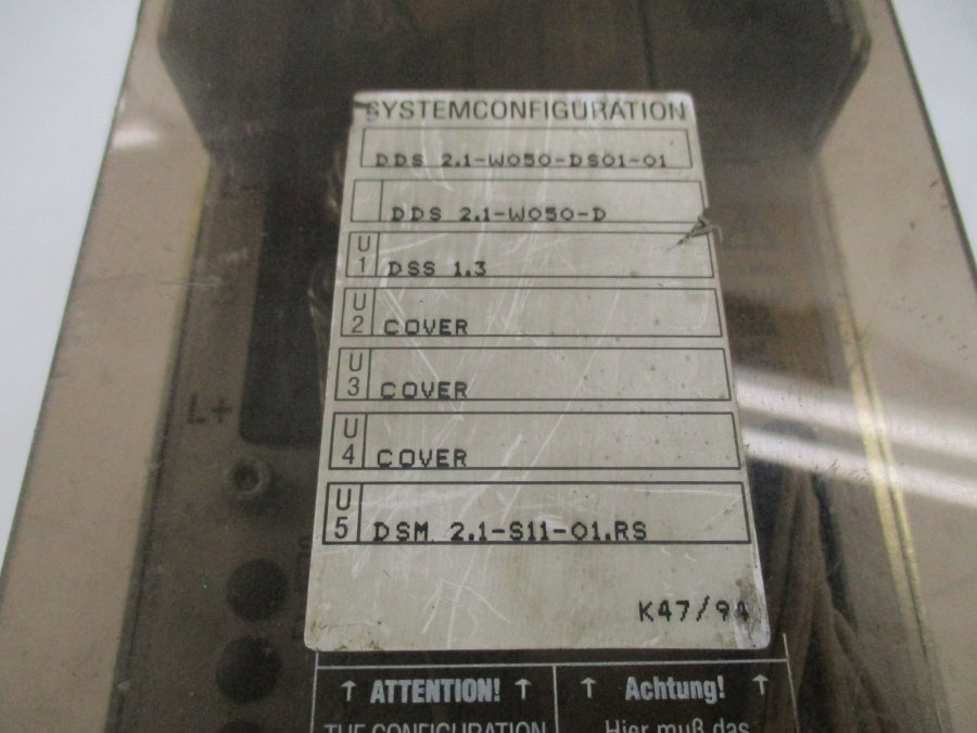 INDRAMAT DDS2.1-W050-DS01-01 UNMP