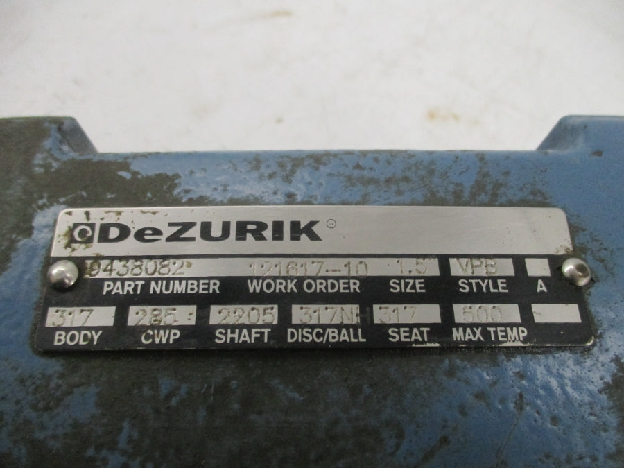 DEZURIK 9438082 1.5" NSNP