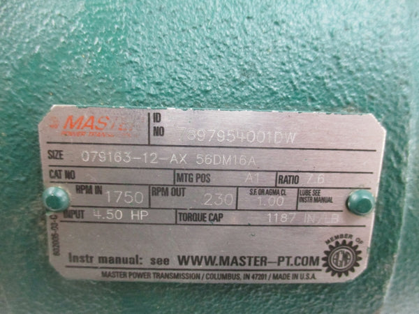 MASTER POWER TRANSMISSION 7897954001DW NSNP
