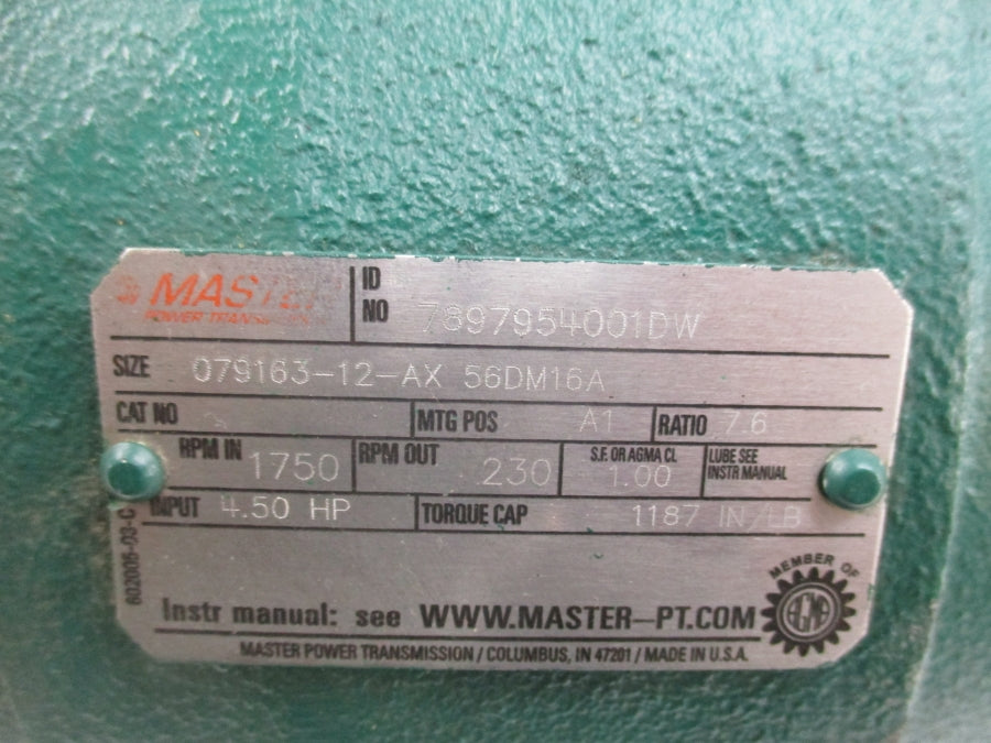 MASTER POWER TRANSMISSION 7897954001DW NSNP