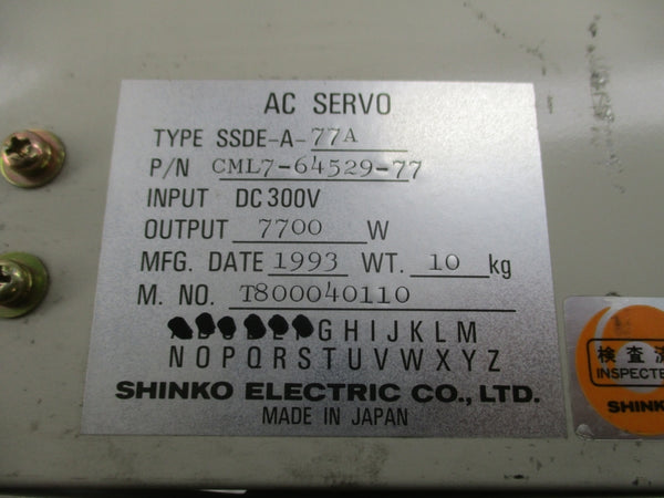 SHINKO CML7-64529-77 300VDC UNMP