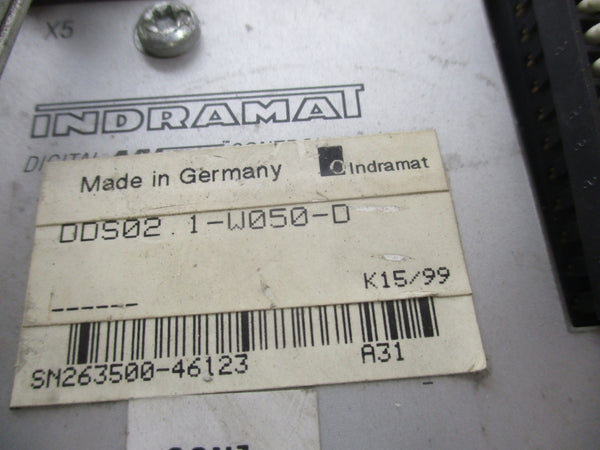 INDRAMAT DDS02.1-W050-D (AS PICTURED) UNMP