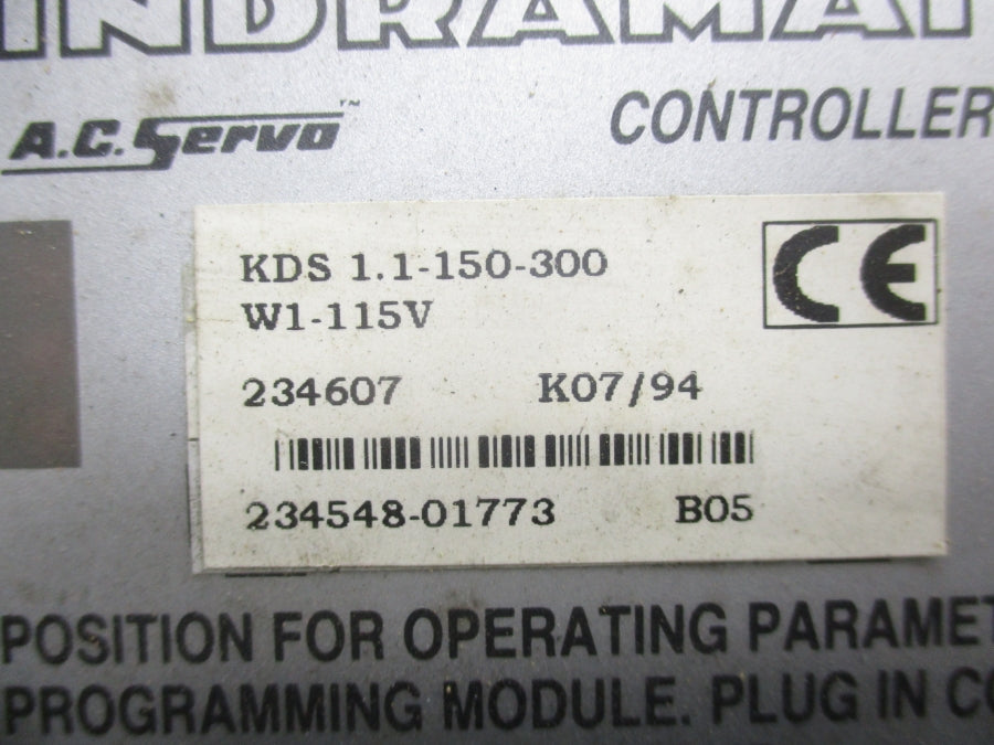 INDRAMAT KDS1.1-150-300 115V UNMP