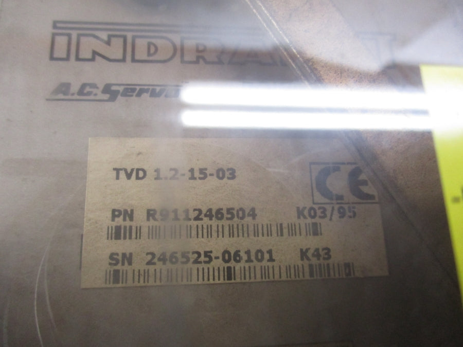 INDRAMAT TVD1.2-15-03 R911246504 380-460V UNMP