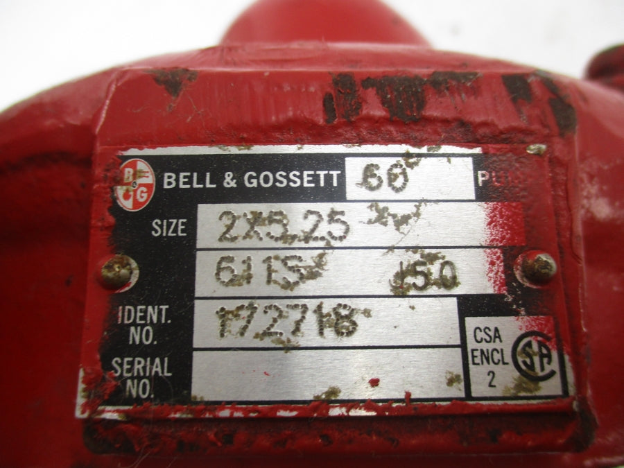 BELL & GOSSETT 172718 2X5.25 (AS PICTURED) UNMP