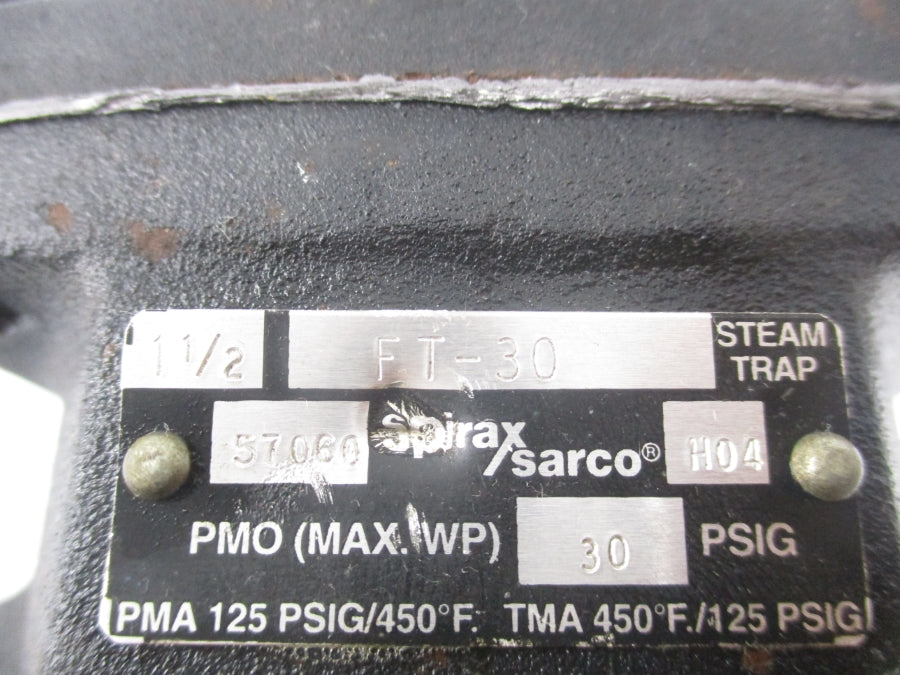 SPIRAX SARCO FT-30 30PSI 1-1/2" NSNP