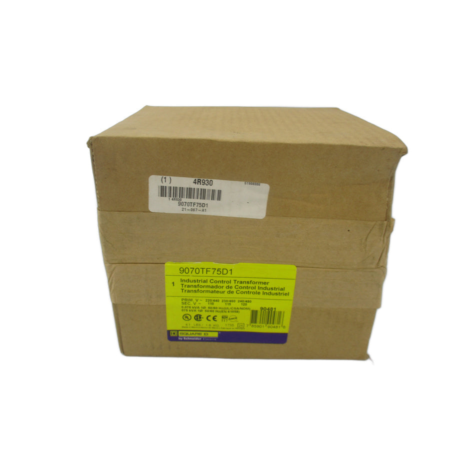SQUARE D 9070TF75D1 240/480V NSFS
