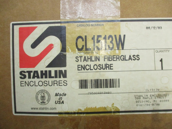 STAHLIN ENCLOSURES CL1513W NSMP