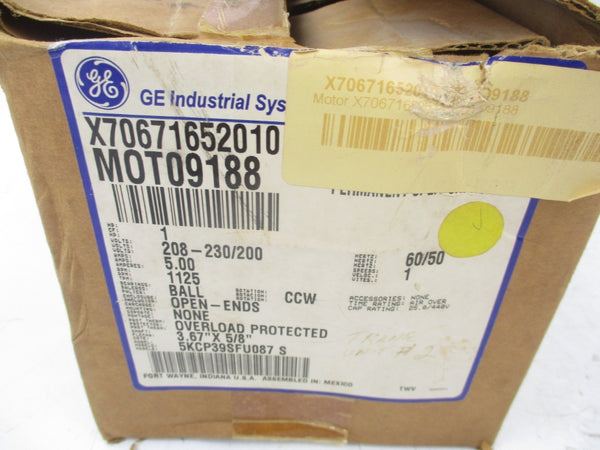 GENERAL ELECTRIC 5KCP39SFU087S 208-230/200V 5A NSMP