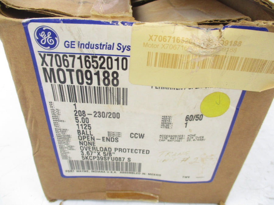 GENERAL ELECTRIC 5KCP39SFU087S 208-230/200V 5A NSMP