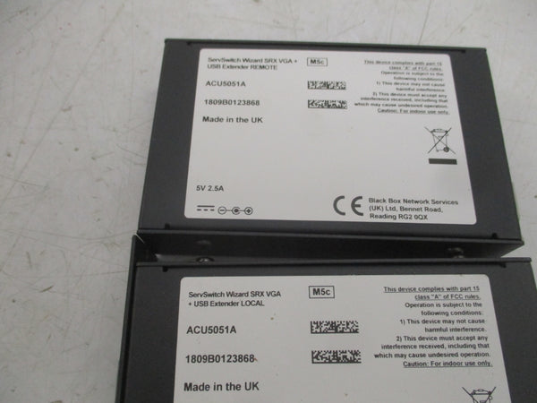 BLACK BOX ACU5051A 5V 2.5A NSMP
