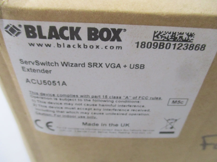 BLACK BOX ACU5051A 5V 2.5A NSMP