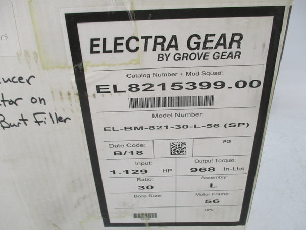 ELECTRA GEAR EL-BM-821-30-L-56(SP) EL8215399.00 NSMP