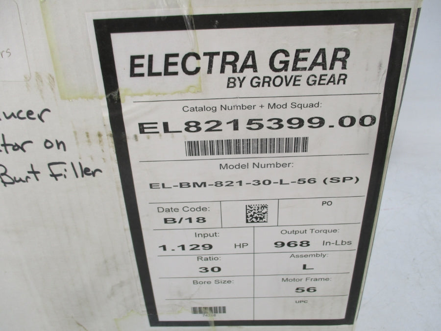 ELECTRA GEAR EL-BM-821-30-L-56(SP) EL8215399.00 NSMP