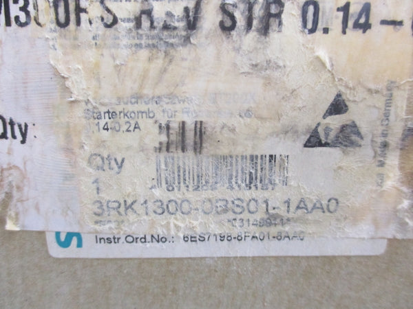 SIEMENS 3RK1300-0BS01-1AA0 600V 0.14-0.2A NSMP