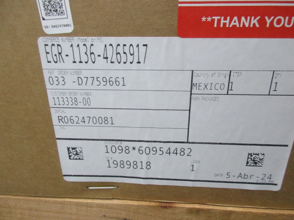 FISHER EGR-1136-4265917 NSMP