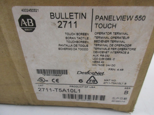 INDUSTRIAL SPARE PART 2711-T5A10L1 SER. B F/W4.48 24VDC NSMP
