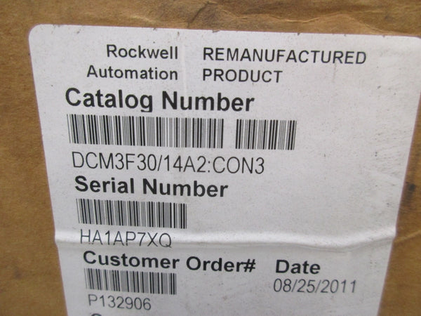 CONTROL TECHNIQUES DCM3F30/14A2 32.2V 6.65A REMAN