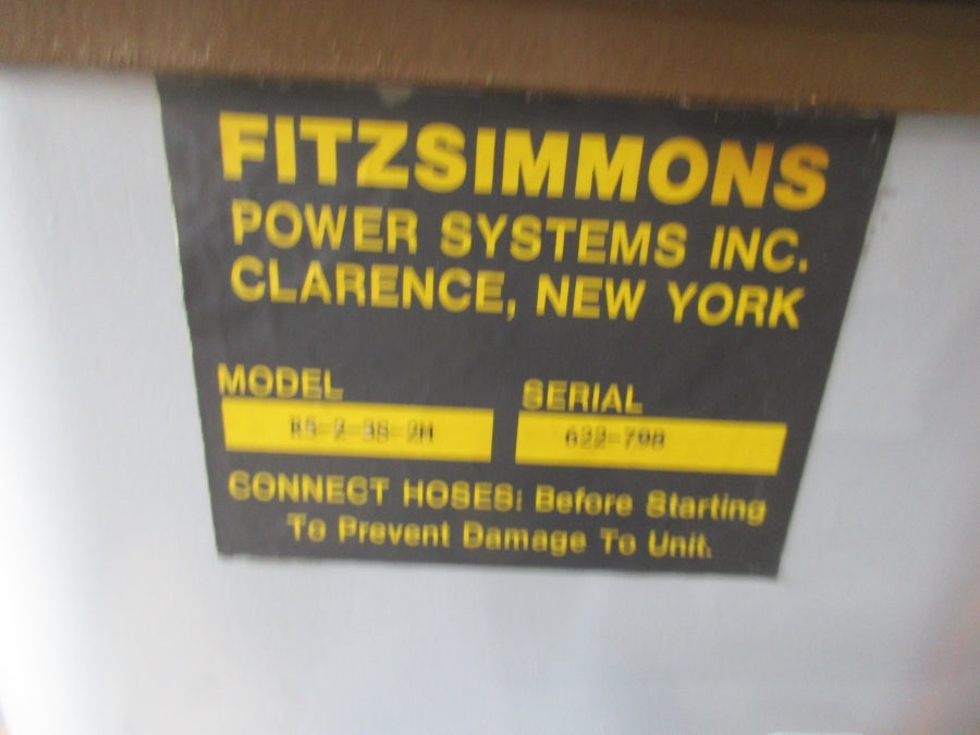 FIZSIMMONS OIL POWER UNIT SELF CONTAINED R5-2-3S-2M 208-230/460V 6.5-6.2/3.1A NSNP