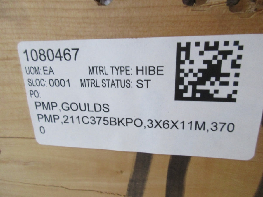 GOULDS 211C375BKPO 3X6X11 NSNP