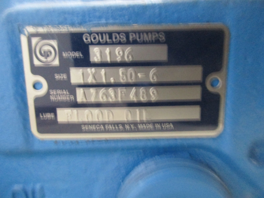 GOULDS 3196 250PSI 1X1.50-6  NSMP