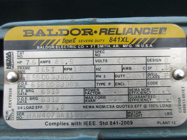 CPC PUMPS IP-01B(YARD353255) 460V 85.9A 3X4X17HR NSNP