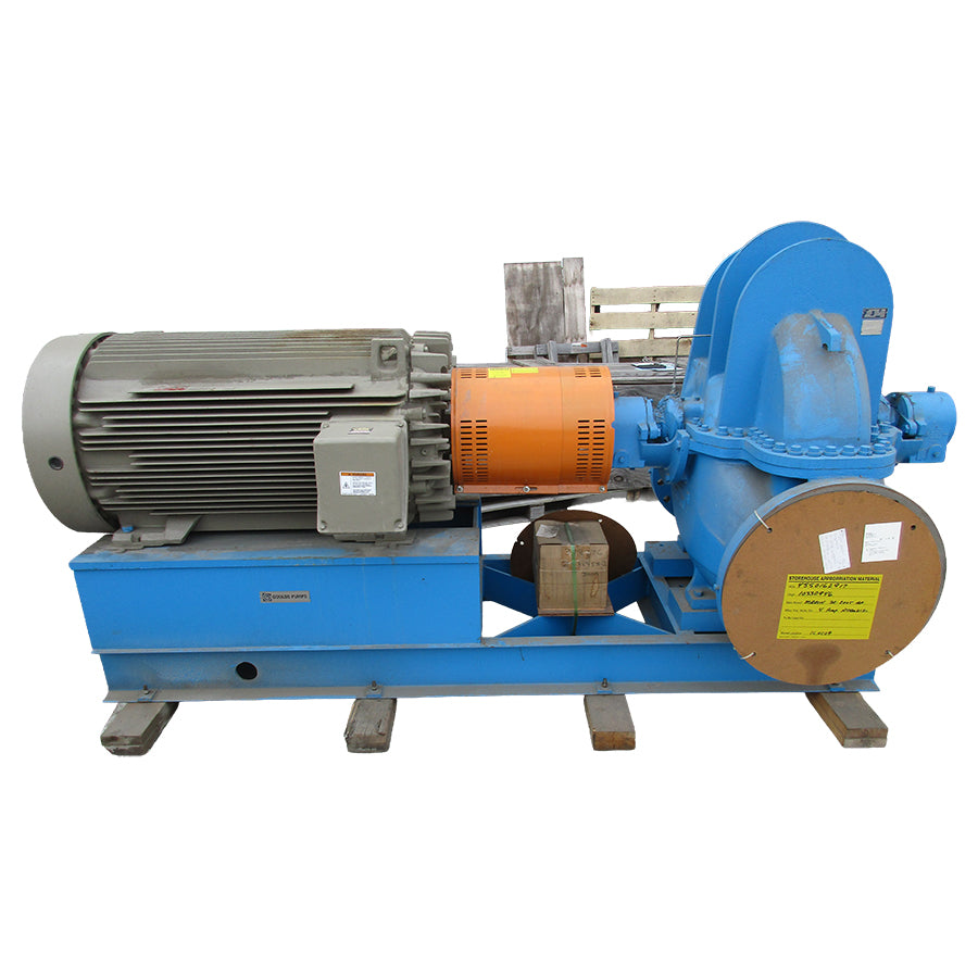 GOULDS PUMPS MEDIUM CAPACITY DOUBLE SUCTION SIZE: 1 TOTAL: 850FT  FLOW RATING:  6000PBPM 3409 2300V 78.9A 12X16-23 NSNP