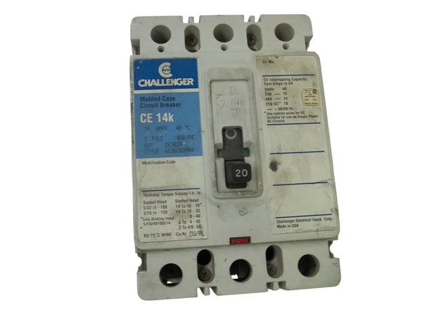 CHALLENGER CE3020 CIRCUIT BREAKER UNMP