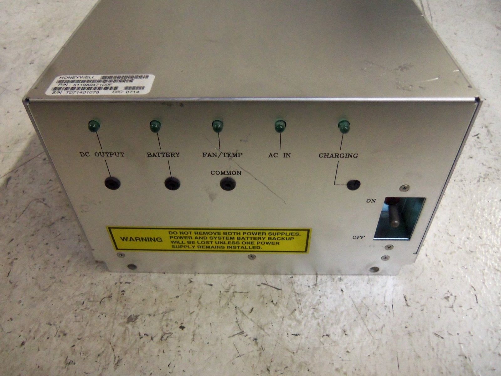 CHEROKEE ACX631 POWER SUPPLY UNMP