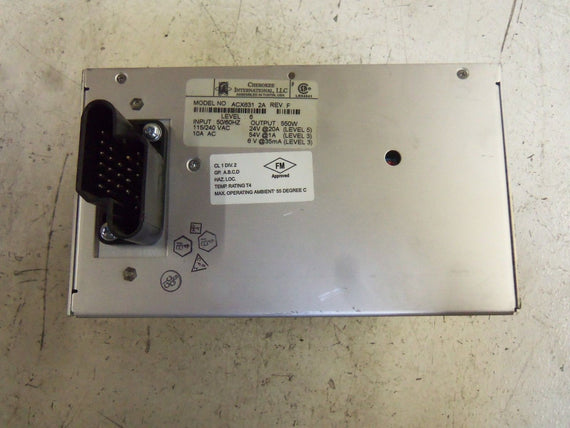 CHEROKEE ACX631 POWER SUPPLY UNMP