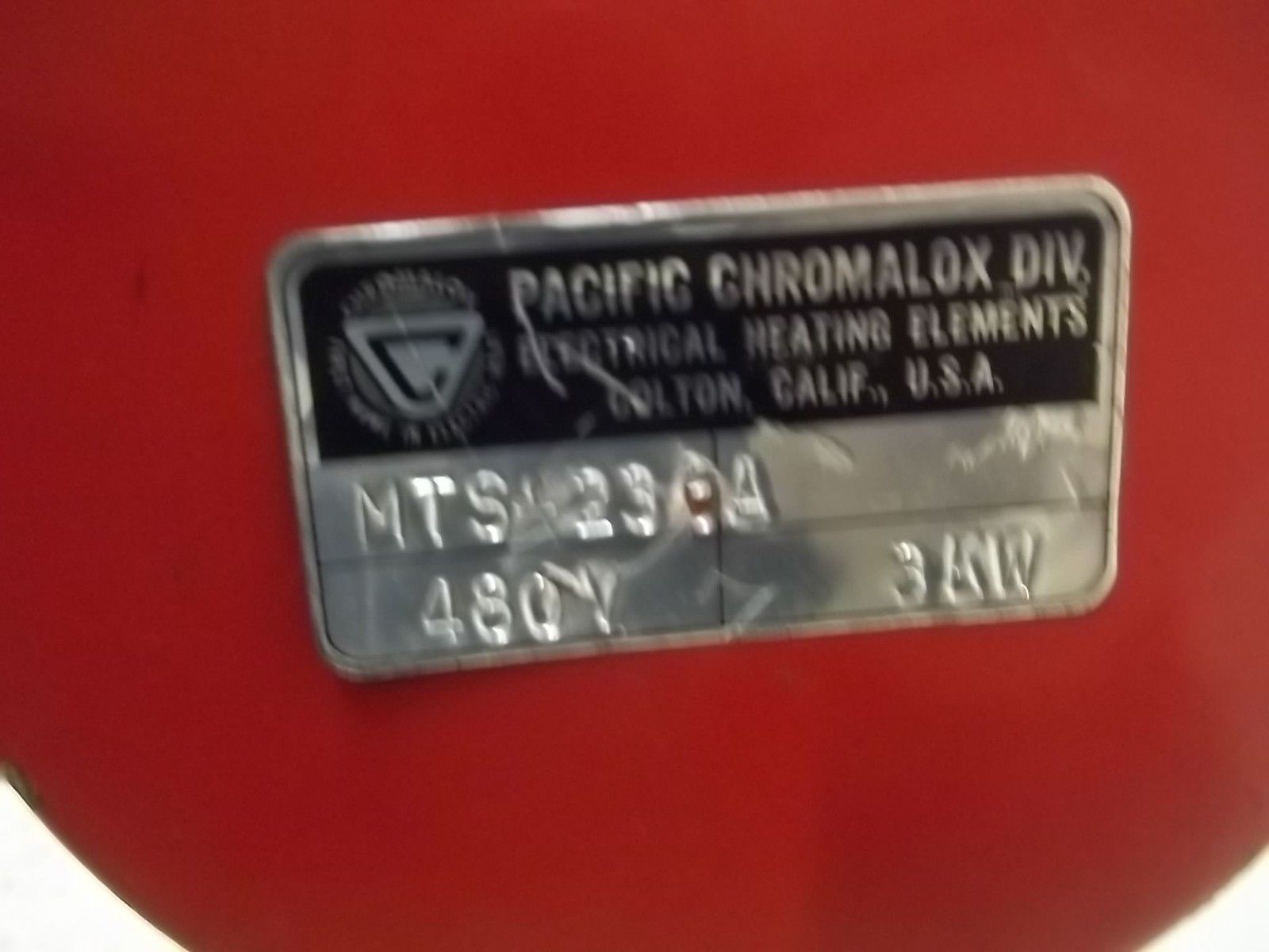 CHROMALOX MTS423 ELECTRICAL HEATING ELEMENTS UNMP