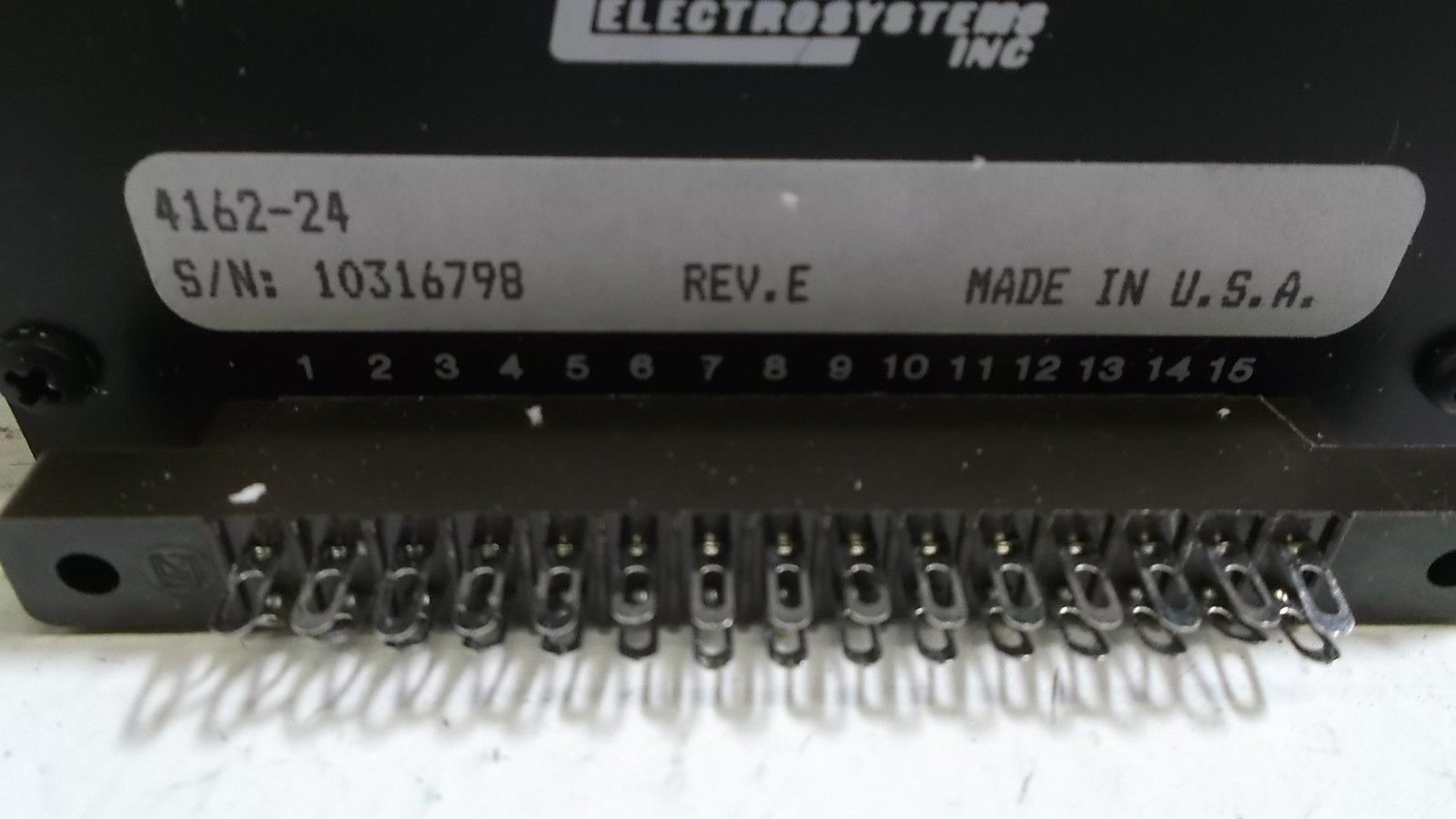 CINCINNATI ELECTRIC SYSTEM 4162-24 UNMP