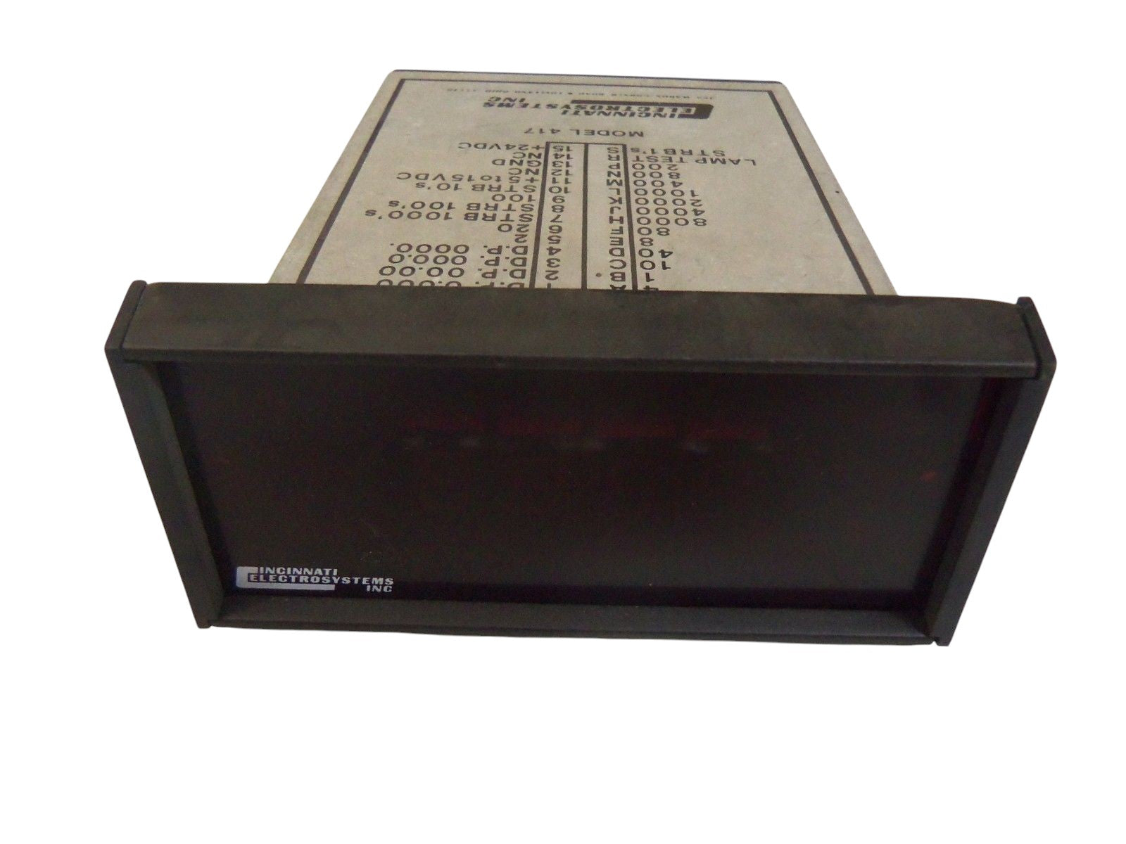CINCINNATI ELECTRO SYSTEM INC. 417-4-15-15-11 UNMP