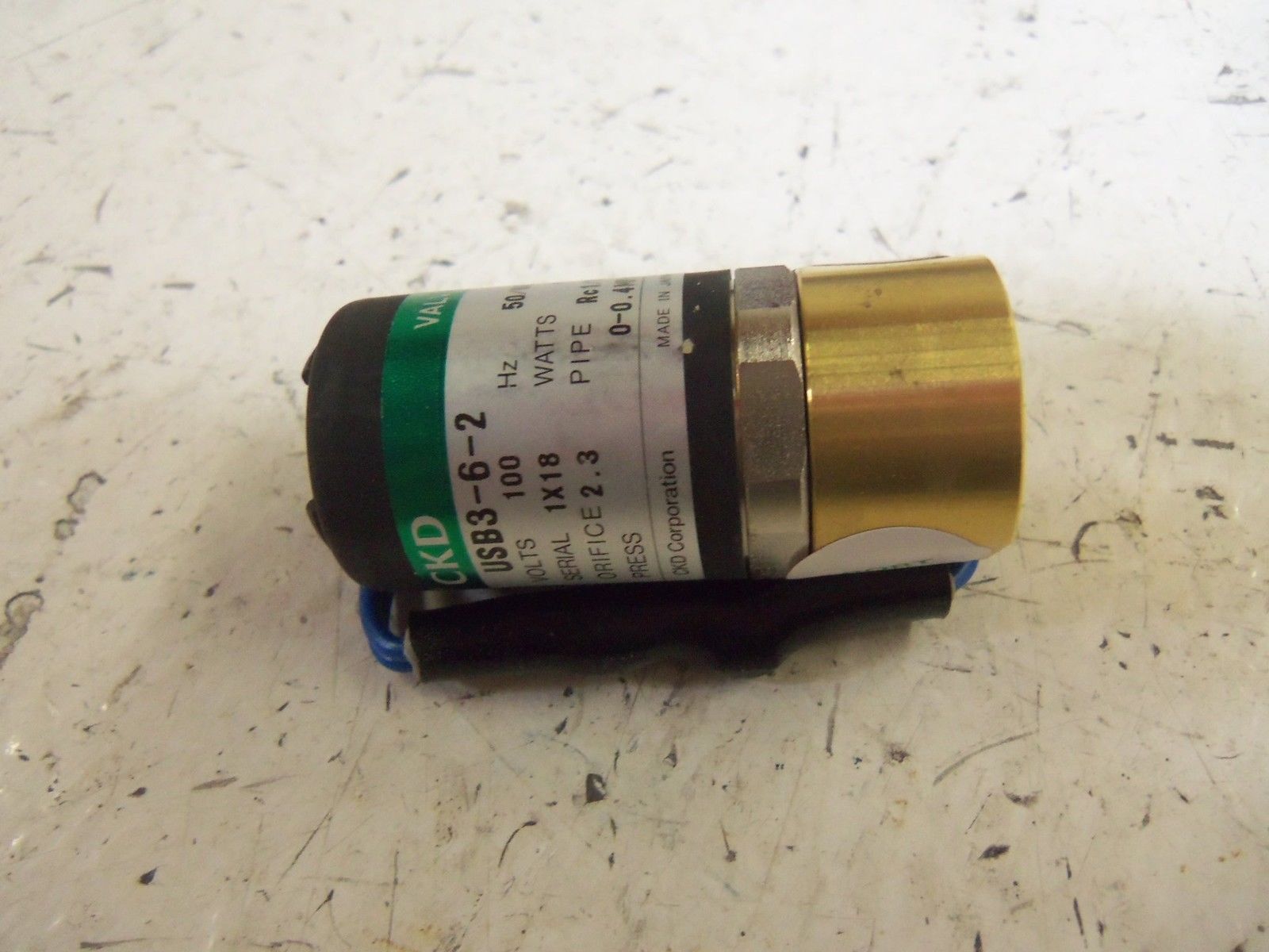 CKD USB3-6-2 SOLENOID VALVE NSMP