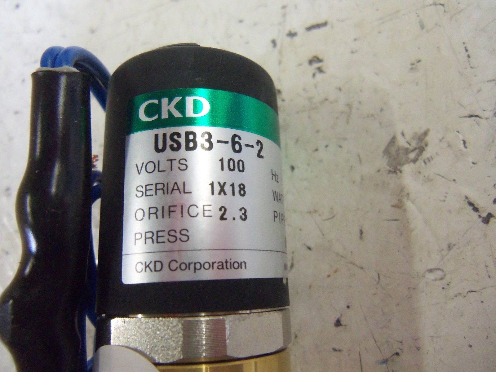 CKD USB3-6-2 SOLENOID VALVE NSMP